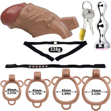 Charger l'image dans la galerie, ABS Resin Simulation Penis Chastity Lock
