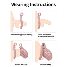 Lade das Bild in den Galerie-Viewer, Resin Realistic Chastity Cage
