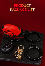 Load image into Gallery viewer, Lockink Telescopic Shock Chastity Cage product photo - chastity lock by MetalChastity
