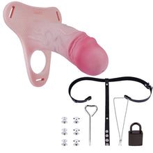 Lade das Bild in den Galerie-Viewer, Silicone Real Dildo Wearable Chastity Device 13

