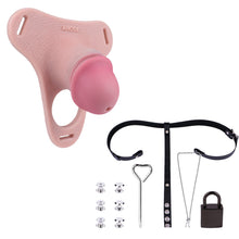 Lade das Bild in den Galerie-Viewer, Silicone Real Dildo Wearable Chastity Device 12
