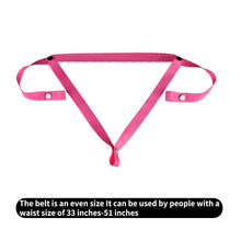 Lade das Bild in den Galerie-Viewer, Sissy Silicone Chastity Cage with Belt 31
