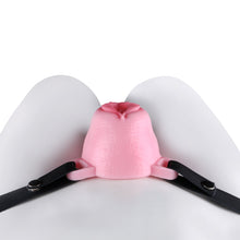 Lade das Bild in den Galerie-Viewer, Sissy Silicone Chastity Cage with Belt 9
