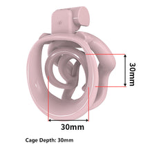 Load image into Gallery viewer, Sissy Style Resin Chastity Cage product photo - chastity cage by MetalChastity
