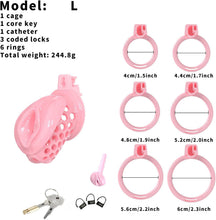 Load image into Gallery viewer, Sissy Silicone Chastity Cage
