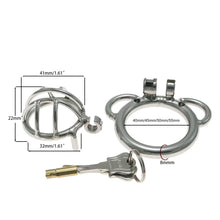 Charger l'image dans la galerie, Split Small Steel Chastity Cage 5
