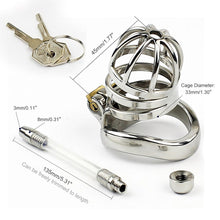 Load image into Gallery viewer, Stainless Steel Chastity Device

