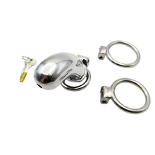 Charger l'image dans la galerie, Stainless Steel Long Cylindrical Chastity Device 5
