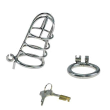 Lade das Bild in den Galerie-Viewer, Stainless Steel Prison Chastity Cage
