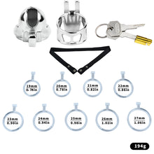 Lade das Bild in den Galerie-Viewer, Stainless Steel Ringless Chastity Cage - 9

