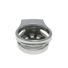 Lade das Bild in den Galerie-Viewer, Stainless Thickened Gear Flat Chastity Cage 6
