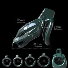 Load image into Gallery viewer, Starborn Snakehead Chastity Cage product photo - chastity cage by MetalChastity
