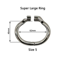 Load image into Gallery viewer, Abstinence Screw Chastity Cage 2.28 inches Long
