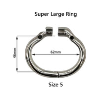 Load image into Gallery viewer, Super Small Chastity Cage With Hinged Rings
