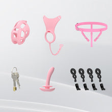 Charger l'image dans la galerie, Upgrade Cobra Chastity Cage With Underwear And Plug
