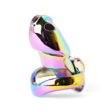 Lade das Bild in den Galerie-Viewer, V4 Rainbow Steel Chastity Cage -maxi
