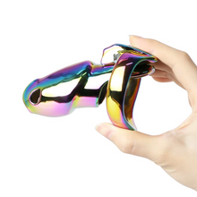 Lade das Bild in den Galerie-Viewer, V4 Rainbow Steel Chastity Cage - maxi

