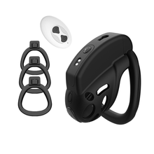 Lade das Bild in den Galerie-Viewer, War Dragon Titan Chastity Cage product photo - chastity cage by MetalChastity
