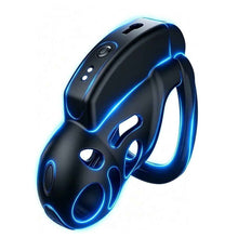 Load image into Gallery viewer, War Dragon Vibrating Chastity Cage product photo - chastity cage by MetalChastity
