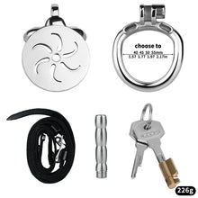 Lade das Bild in den Galerie-Viewer, Wind and Fire Wheel Flat Chastity Lock - 9
