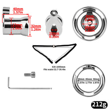 Lade das Bild in den Galerie-Viewer, WrenchLock Negative Chastity Cage - 10
