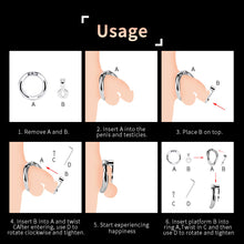 Load image into Gallery viewer, Zeus Eye Flat Chastity Cage
