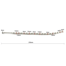 Charger l&#39;image dans la galerie, Baguette urétrale Prince en acier inoxydable perlé 

