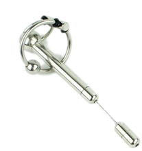 Load image into Gallery viewer, Extendable Penis Plug With 2 Stainless Rings
