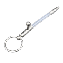 Load image into Gallery viewer, 5.90&quot; Prince Albert-Inspired Stainless Steel Urethral Sound
