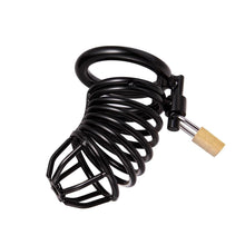 Charger l&#39;image dans la galerie, Cage de chasteté en métal Flirt de 3,38 pouces de long 
