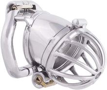 Load image into Gallery viewer, Metal Chastity Cage 1.77 inches long
