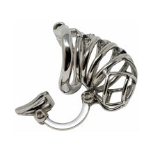 Load image into Gallery viewer, Spiked Stainless Steel Chastity Device 2.76 inches long
