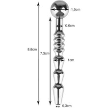 Charger l&#39;image dans la galerie, Plug pénien creux, nervuré et conique 
