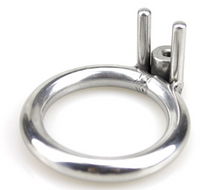 Load image into Gallery viewer, The Tablet Metal Chastity Cage With Tube
