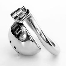 Load image into Gallery viewer, Small Bell Metal Chastity Cage Extreme Short
