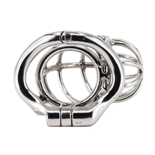 Load image into Gallery viewer, Metal Chastity Cage 2.36 inches long
