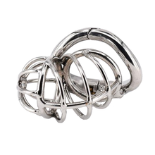 Load image into Gallery viewer, Metal Chastity Cage 2.36 inches long
