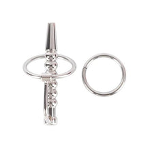 Lade das Bild in den Galerie-Viewer, Hohler Harnröhrendilatator Penis Plug mit Penisring
