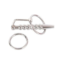 Lade das Bild in den Galerie-Viewer, Hohler Harnröhrendilatator Penis Plug mit Penisring
