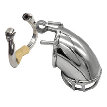 Load image into Gallery viewer, Bending Tube Stainless Steel Male Chastity Device
