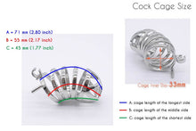 Charger l&#39;image dans la galerie, Cage de chasteté pour homme avec ceinture de chasteté 
