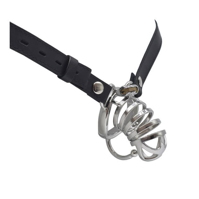 Cage de chasteté pour homme avec ceinture de chasteté 