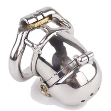 Load image into Gallery viewer, Flap Metal Chastity Cage 2.55 inches Long
