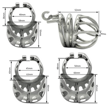 Charger l&#39;image dans la galerie, Cage de chasteté entièrement enveloppée dans le scrotum
