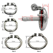 Load image into Gallery viewer, Super Small Chastity Cage With Hinged Rings
