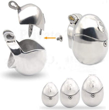 Load image into Gallery viewer, EGG Stainless shaped Cock Cage
