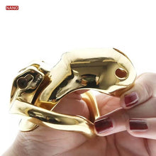 Load image into Gallery viewer, HTV3 Gold Chastity Cage
