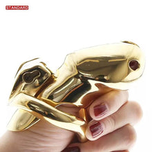 Load image into Gallery viewer, HTV3 Gold Chastity Cage
