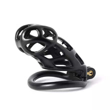 Load image into Gallery viewer, Cobra Spiked Chastity Cage Black
