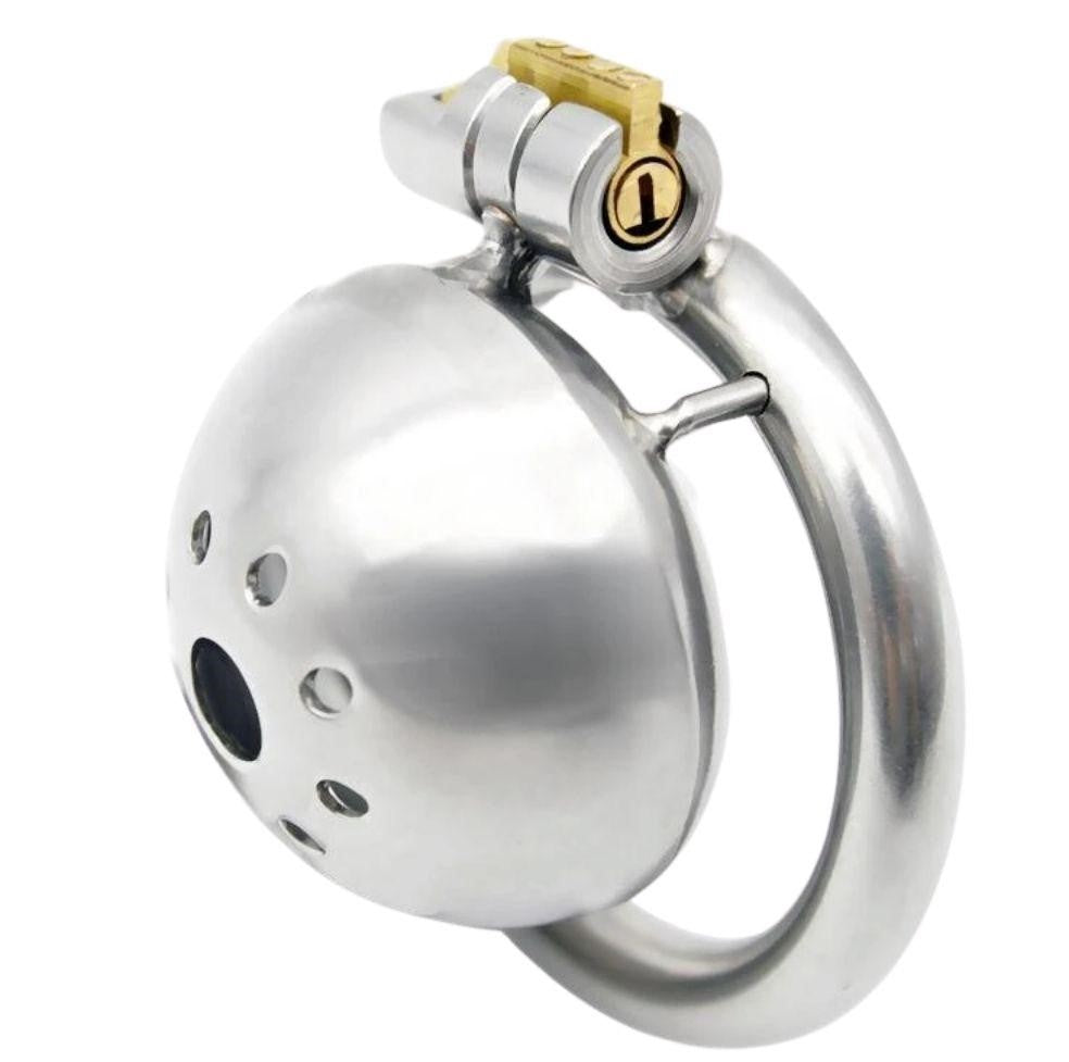 Hot Chastity Small Steel Chastity Device Restraint 0.98 Inch Long